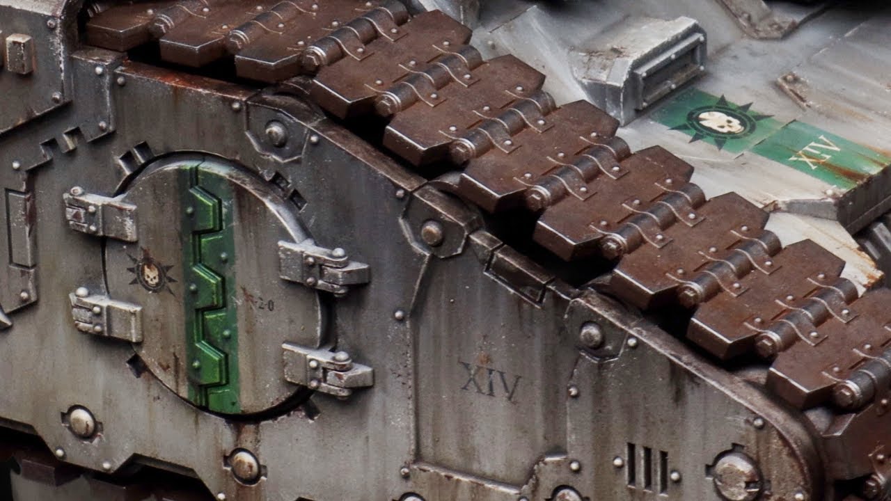 TANK TRACKS! How to paint them...