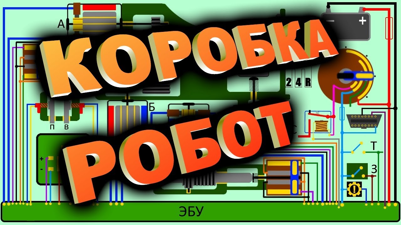 Как работает роботизированная коробка переключения передач. Система управления РКПП. Робот.