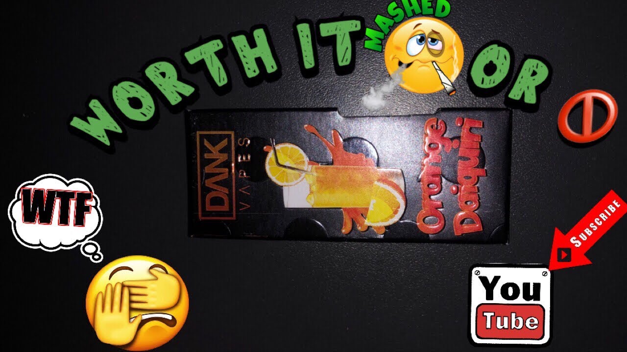 Dank Vapes-Orange 🍊 Daiquiri #dankvapes #realvsfake #IBurnDank420 #carts