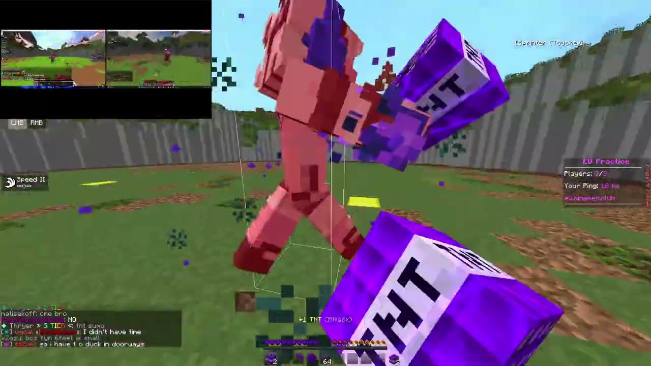 Des 1V1V1 sur des serveurs avec deux noob (MINECRAFT)