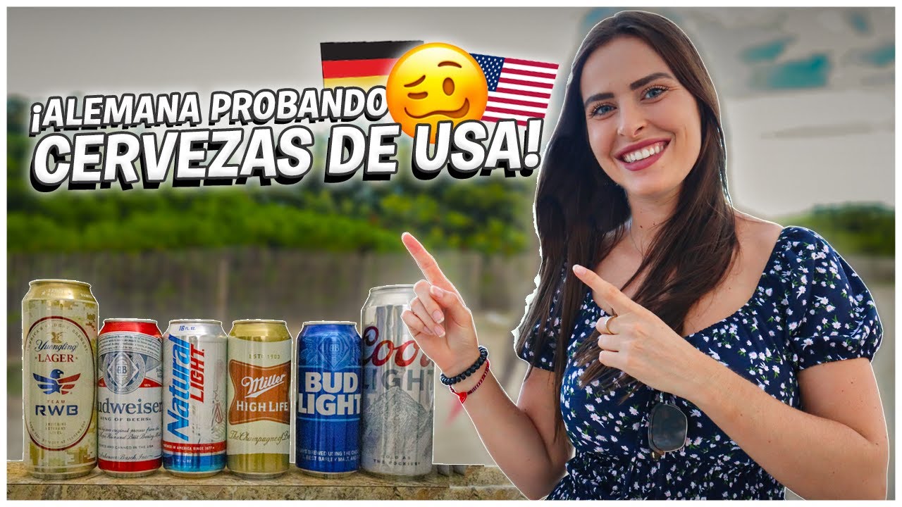 ALEMANA probando CERVEZAS de ESTADOS UNIDOS 🇺🇸 *miren lo que pasó* 😂