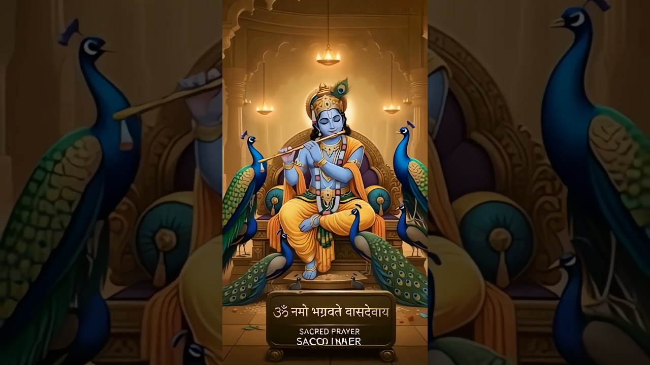 Most Powerful Krishna Mantra | Om Namo Bhagavate Vasudevaya Dhun | Sacred Prayer to Lord Vasudeva
