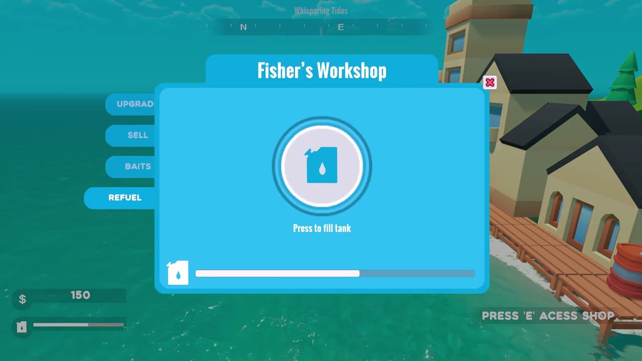 Maré - Dev Blog 4: New UI on Fisher's Workshop