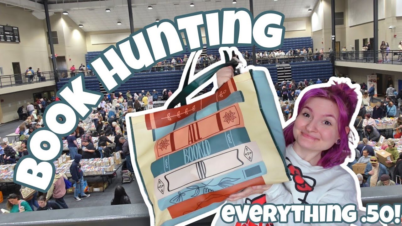 let's go book hunting📚😬 | cobb county book fair 2025 |