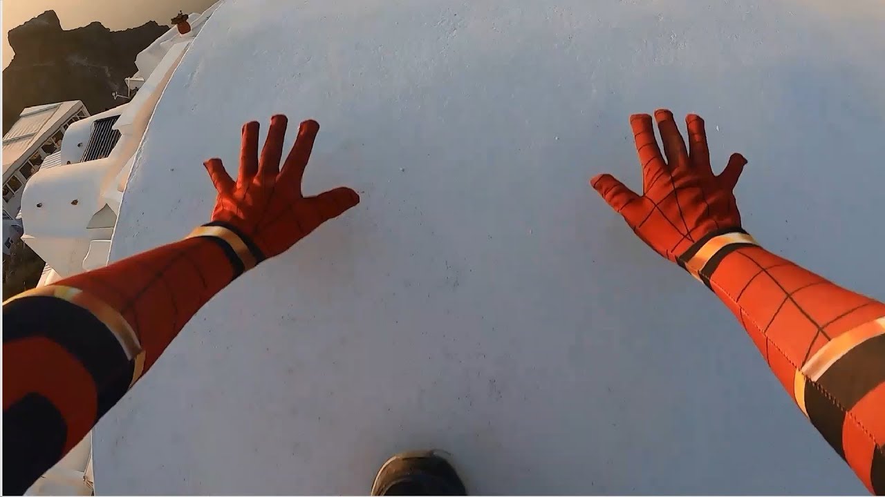Iron Spider-Man from Avengers in Real Life - GoPro 7