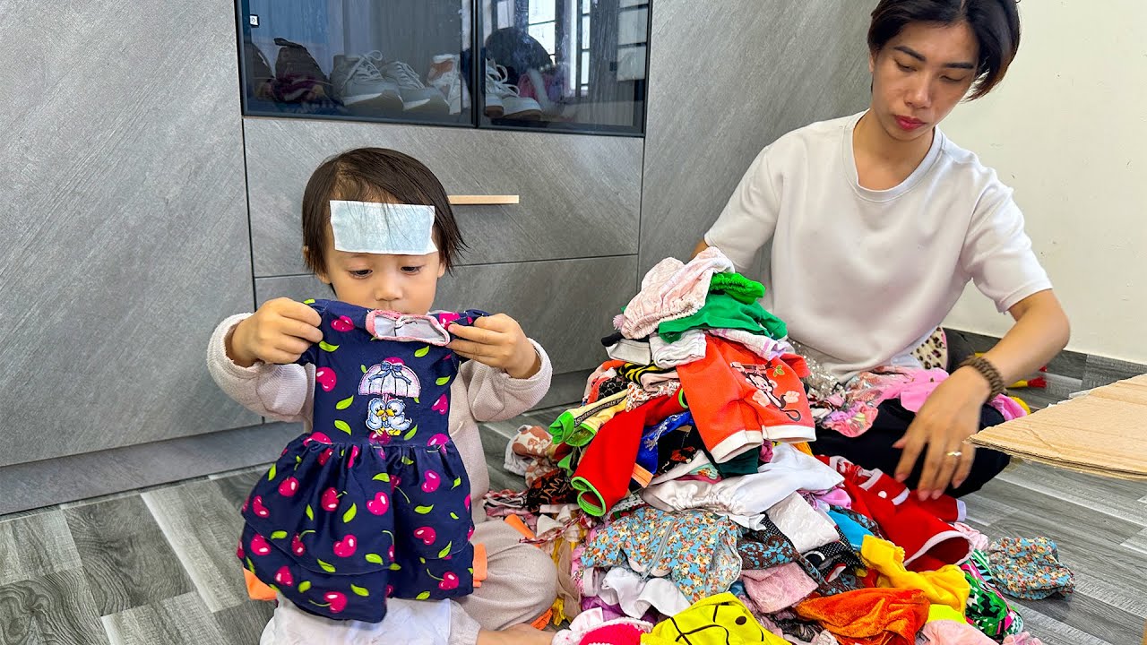 Heartbreaking for Mom to have to put away Kaka and Mit's clothes