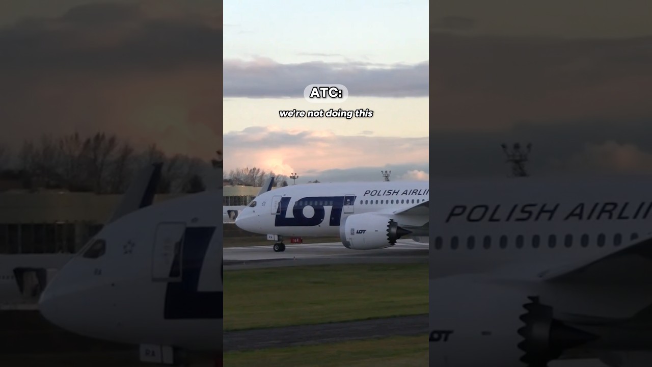 JFK Controller DEMANDS Polish Airlines To Vacate Runway 😱 #aviation #airplane #plane #aircraft #atc