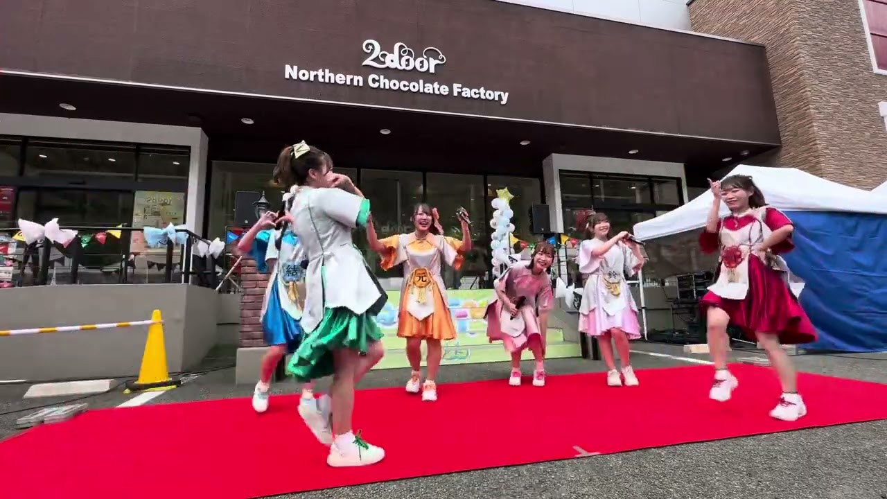 2025.7.6 けっぱって東北 あぶきゅーに乗って 2door Fes せんべい&チョコ祭り!(チョコ南部)