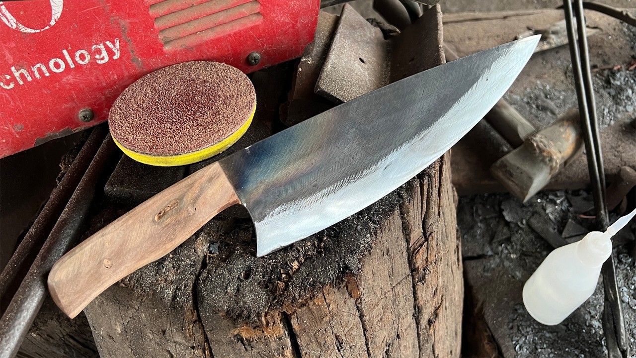 HOW TO MAKE KNIFE FROM STEEL.