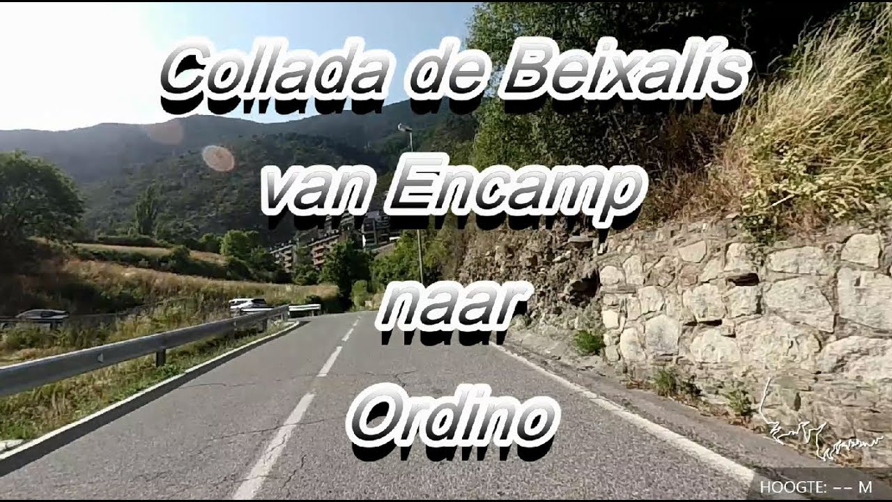 Collada de Beixal&iacute;s van Encamp naar Ordino Honda Varadero XL 1000 2019