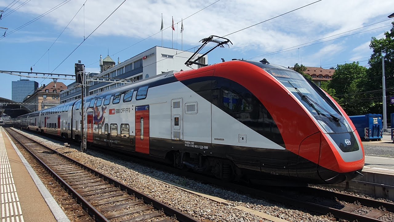 SBB FV-Dosto TWINDEXX abfahrt als IC1 in St. Gallen