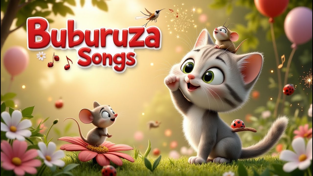 Pisicuța Luna – Cântecel Magic pentru Copii 🐱 | Buburuza Songs