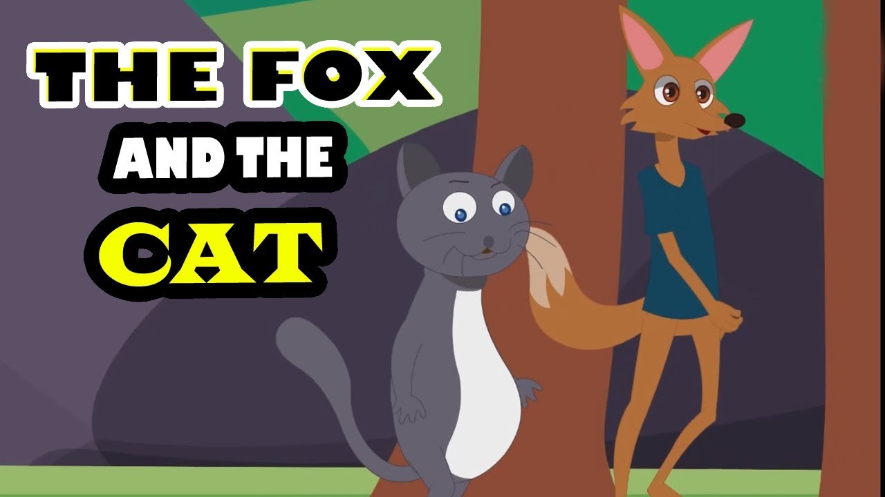 Moral Story For Kids in English | The Fox And The Cat | Animal & Jungle Story