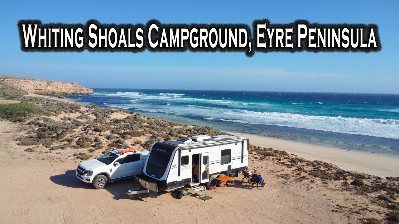 Кемпинг Whiting Shoal, полуостров Эйр, Seals, Эллистон, Grey Nomads Caravanning Australia EP-195