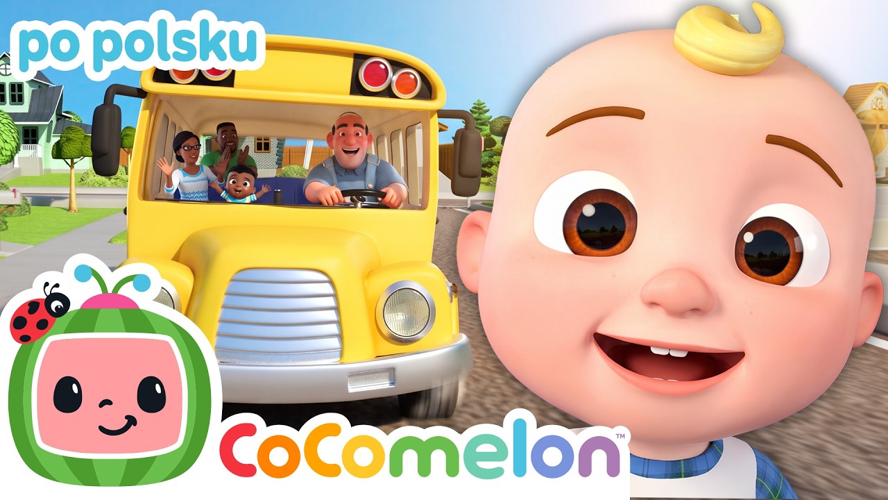 K&oacute;łka w Autobusie (Edycja Rodzinna) | CoComelon po polsku 🍉🎶 Piosenki dla dzieci