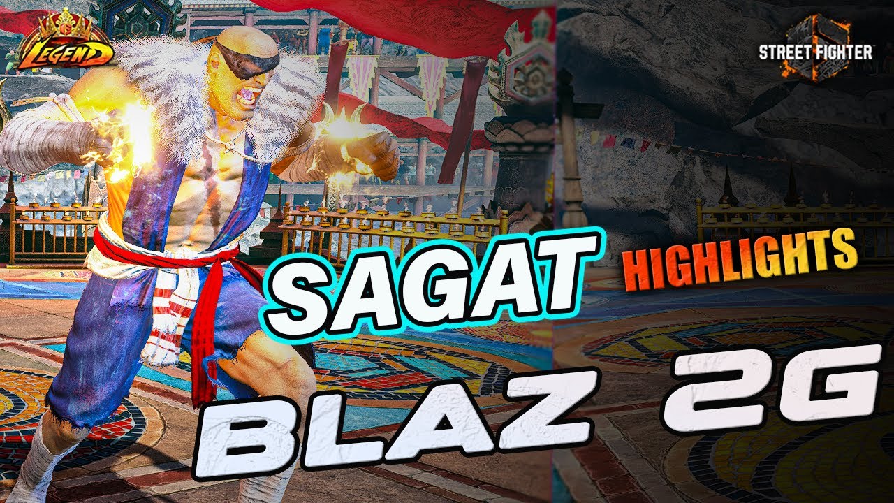 SF6 🔥 Blaz Sagat Aggressive & Powerful Hitter! 🔥 Street Fighter 6 High-Level Gameplay