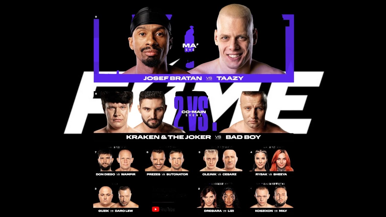 OMAWIAMY GALE FAME MMA, DENIS, DON DIEGO, TAAZY, JOSEF BRATAN,