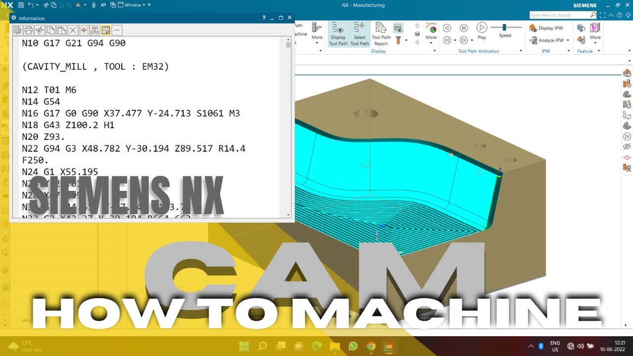 NX CAM | BEGINNER TO PRO | 1ST CUT | ADVANCE | SIEMENS NX | LATEST | HINDI