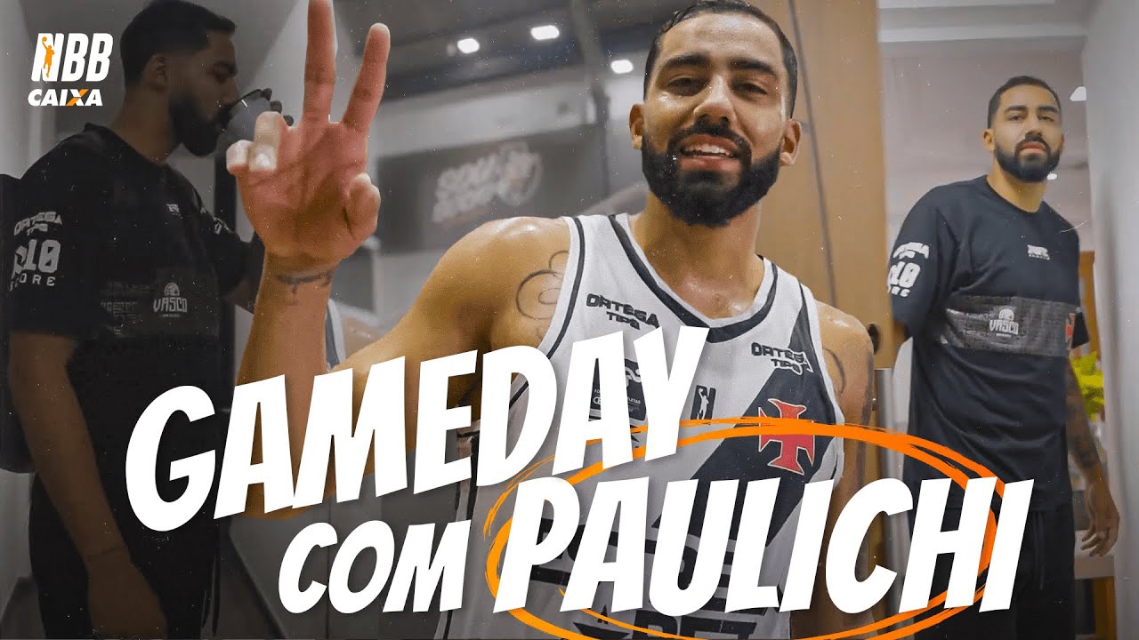 UM DIA DE JOGO DO NBB CAIXA COM O RAFA PAULICHI 🏀🔥 | GAMEDAY #2 FT. RAFAEL PAULICHI