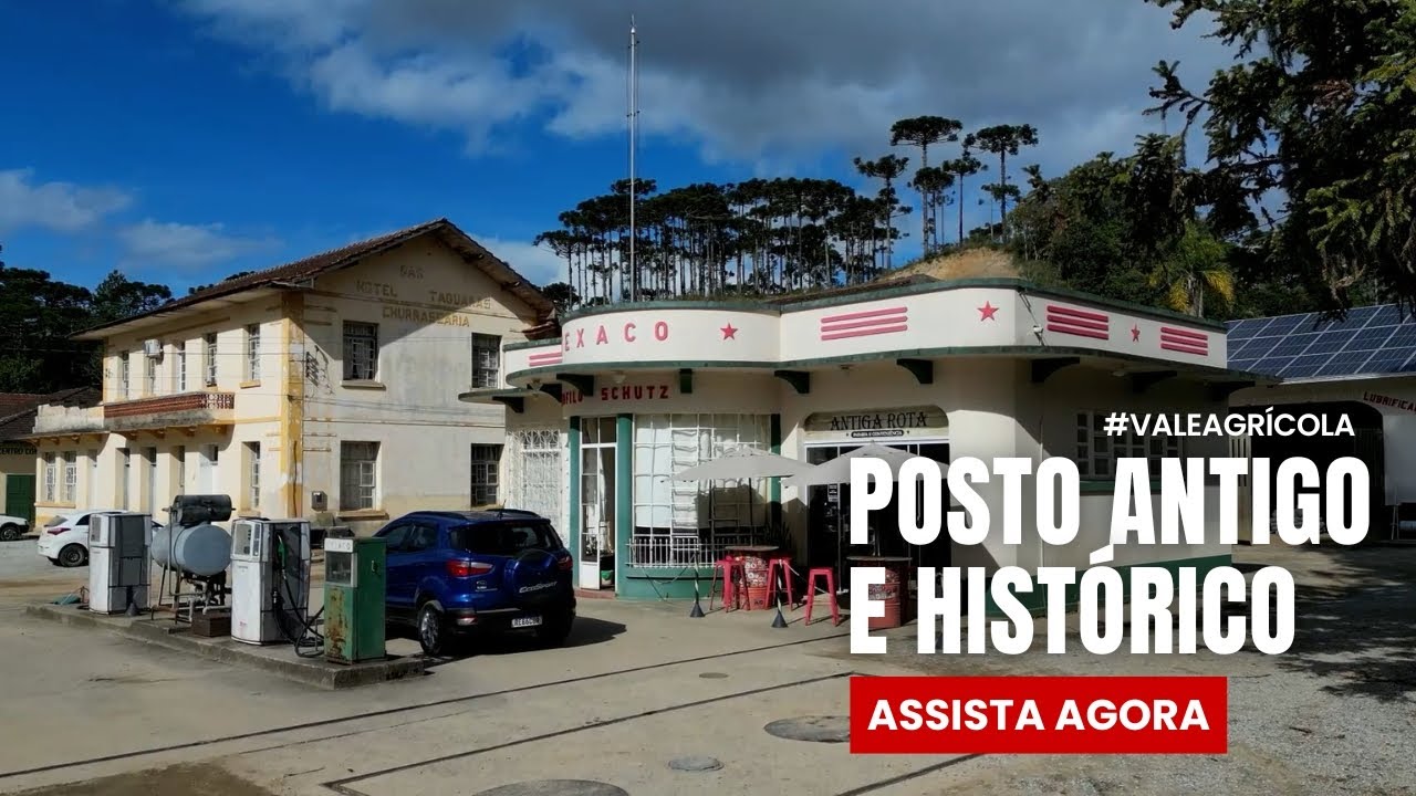 Posto dos anos 50 parece que parou no tempo - e a história da primeira motorista habilitada de SC