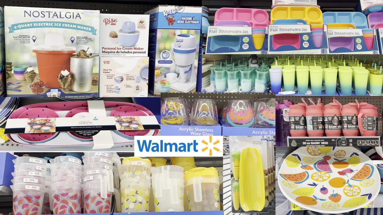 WALMART SUMMER  DINING DECOR SHOP WITH ME |OUTDOOR PATIO DECOR |SUMMER  DECOR SHOPPING