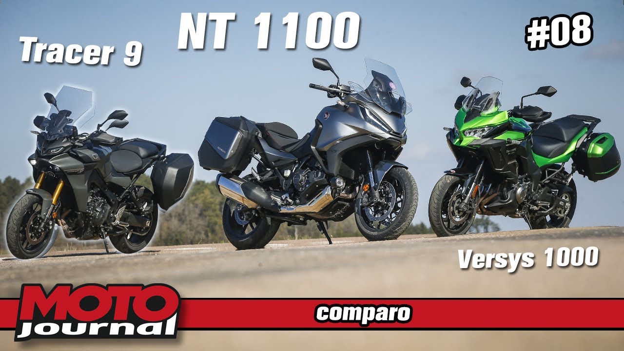 COMPARO#08 - Honda NT 1100, Yamaha Tracer 9 GT, Kawasaki Versys 1000 standard