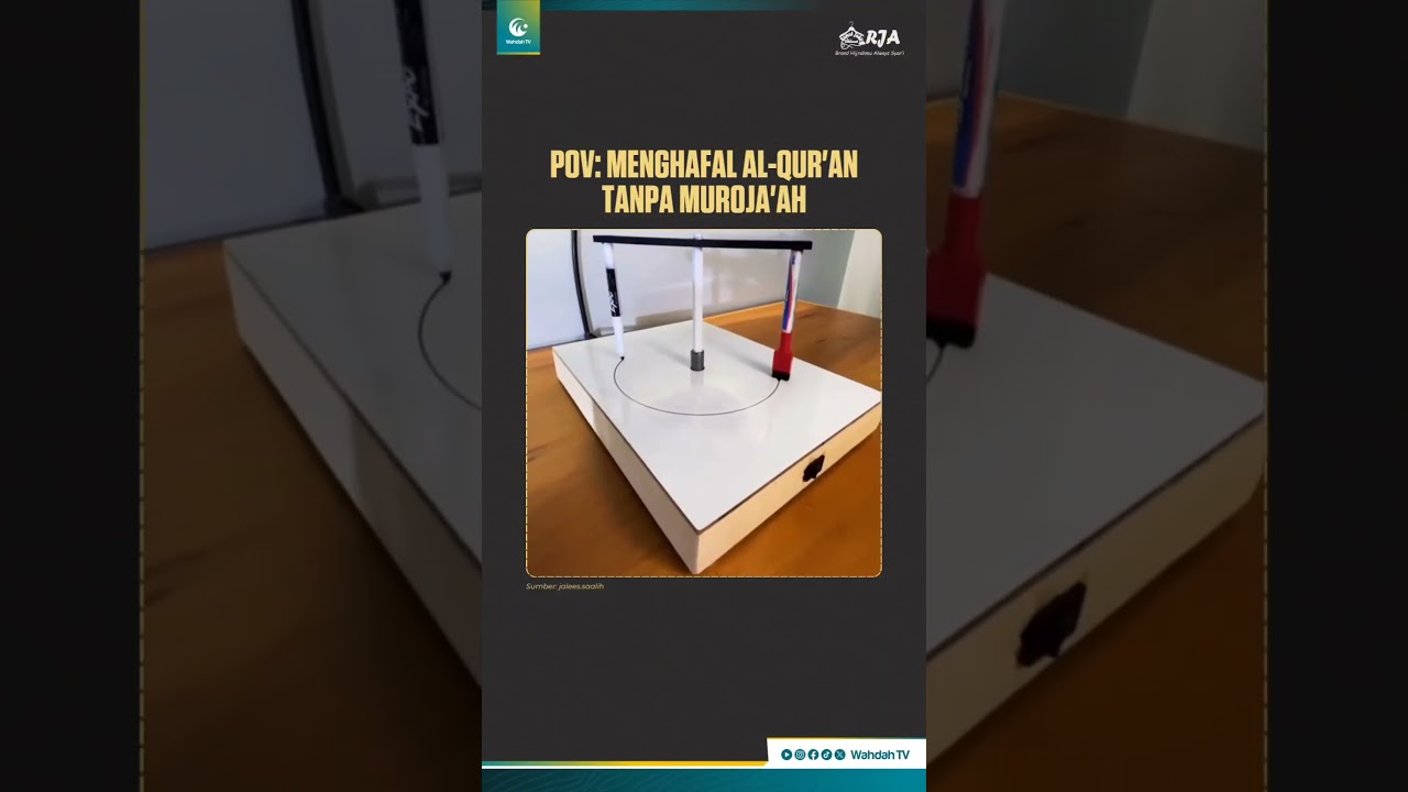 Modal utama dalam menghafal Al-Qur'an adalah sering muroja'ah #wahdahtv #alquran #menghafalquran