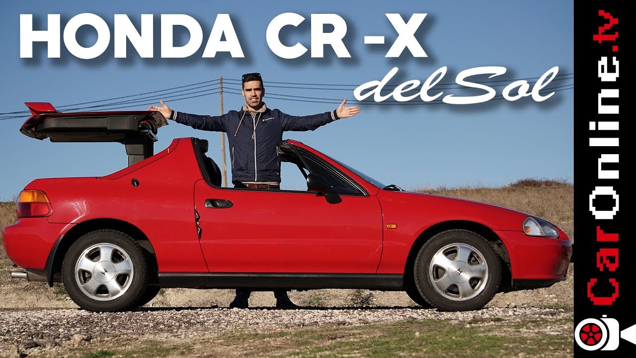SABIAS que o HONDA CR-X Del Sol tinha uma CAPOTA assim? [Review Portugal]