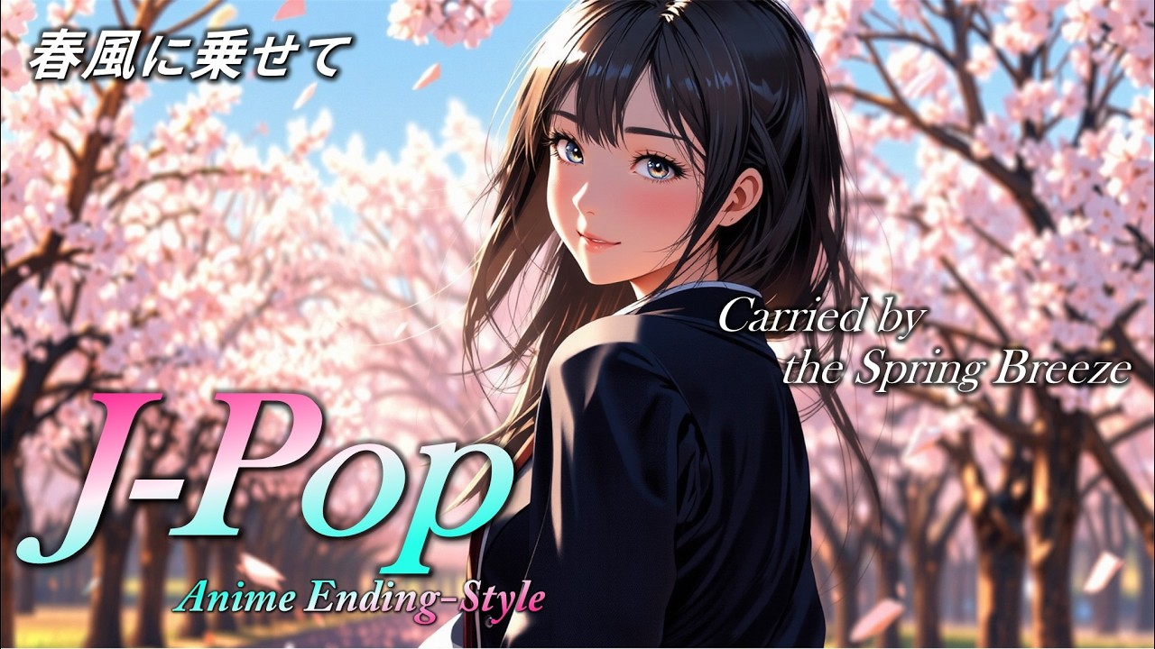 春の別れの歌｜J-Popバラード🎶アニメED風｜春風に乗せて｜We Love Anime Endings !【オリジナル歌詞】