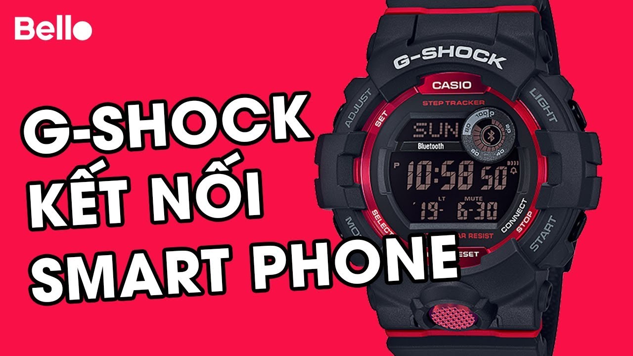 Casio G-Shock cỡ nhỏ, kết nối smartphone GBD-800-1A