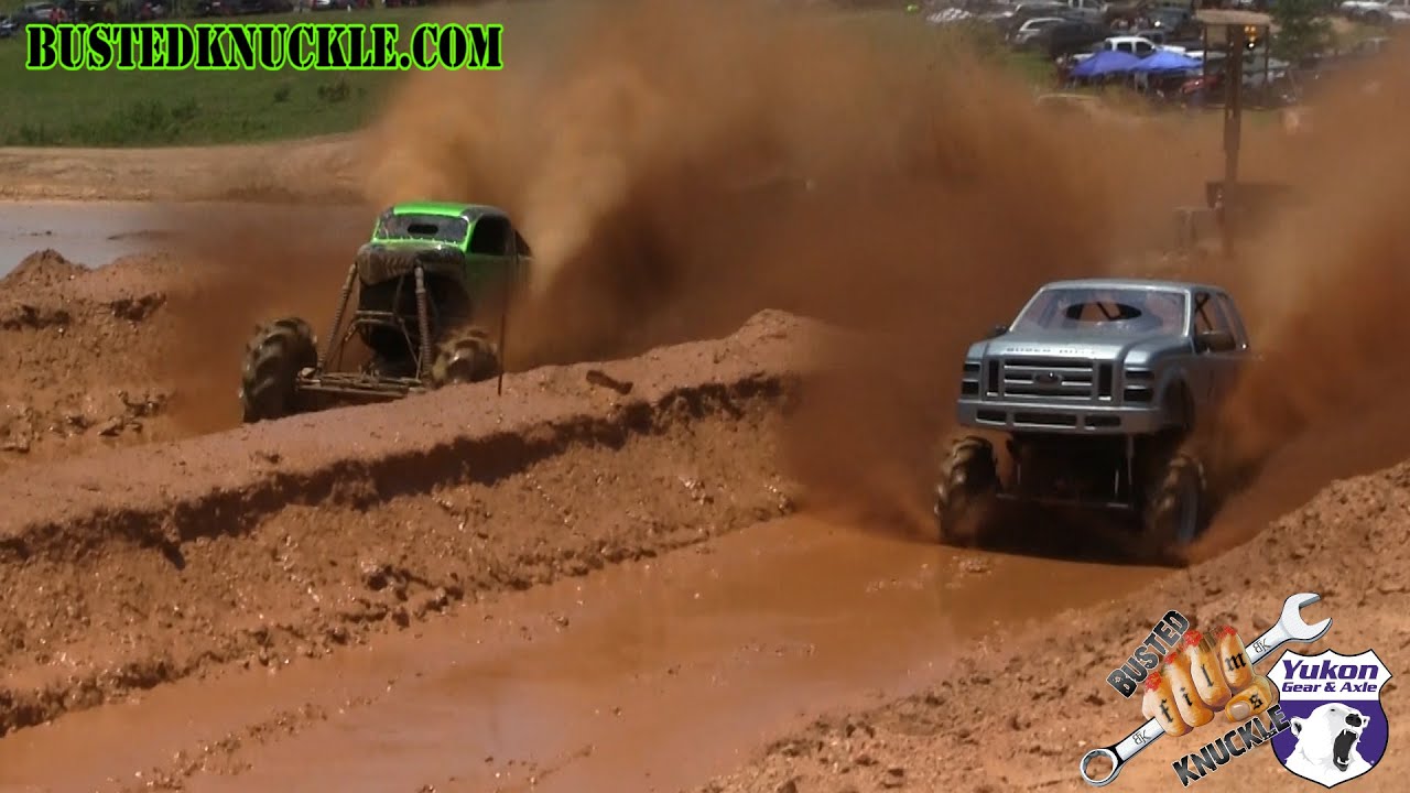 MEGA MUD TRUCK DRAG RACING AT WGMP