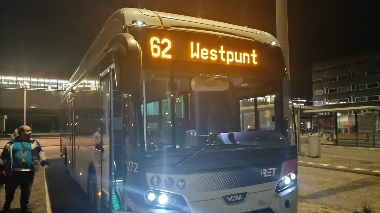 RET cabinerit lijn 62 Hoogvliet metro -westpunt - Hoogvliet metro