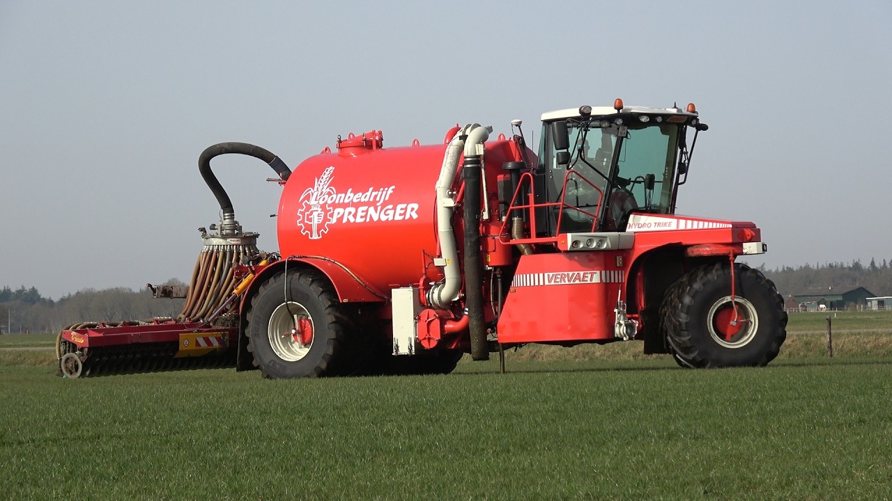 Vervaet Hydro Trike met Vredo injector aan het grasland bemesten - loonbedrijf Prenger (2026)