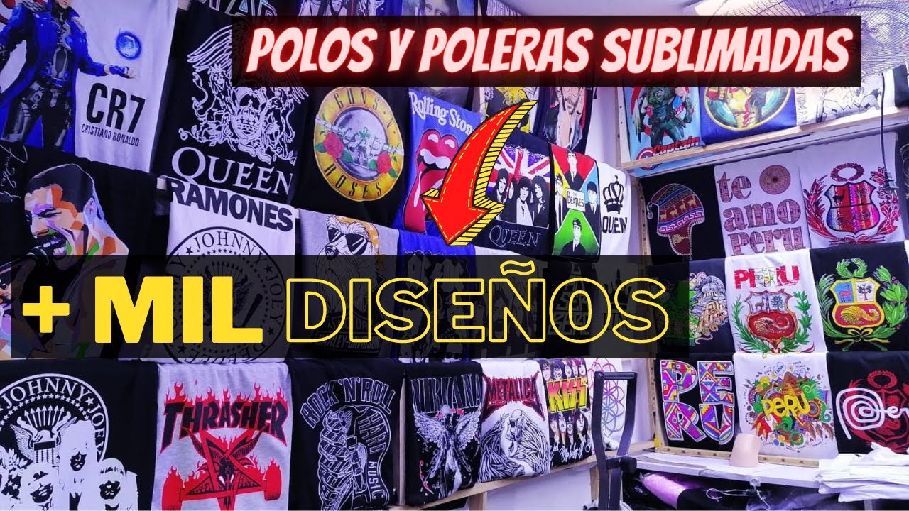 POLOS Y POLERAS SUBLIMADOS para NIÑOS, NIÑAS, ADOLESCENTES, DAMAS Y CABALLEROS | Tour GAMARRA 2022