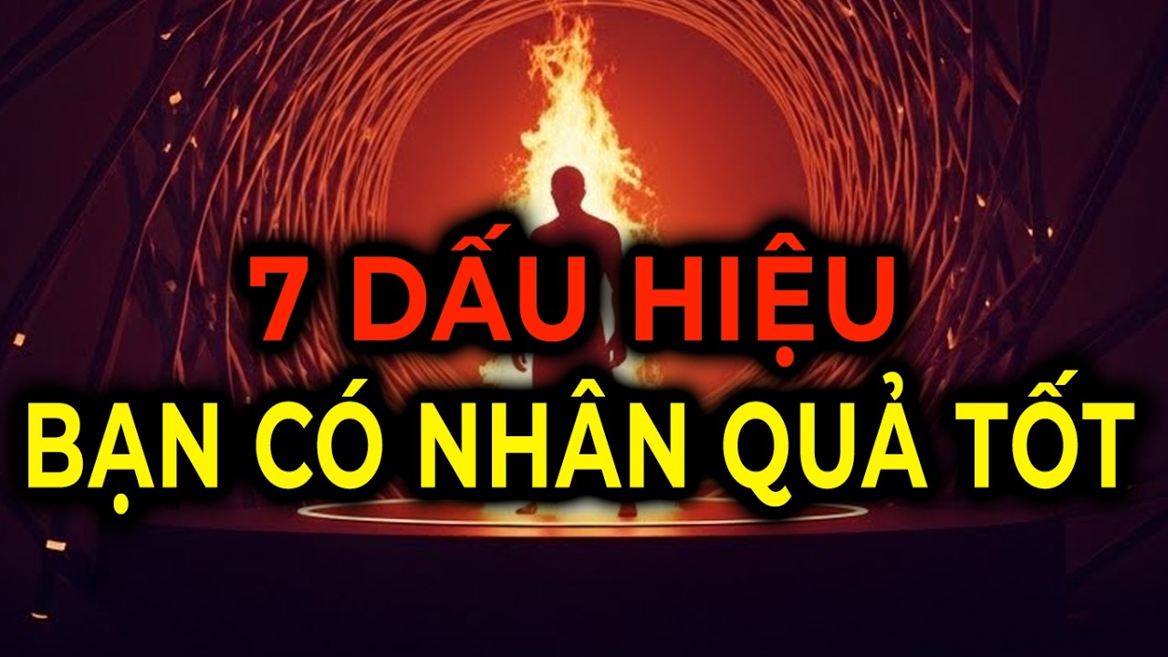 7 DẤU HIỆU CHO THẤY BẠN LÀ NGƯỜI CÓ NHÂN QUẢ TỐT