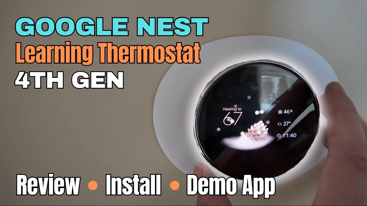 Обзор и распаковка термостата Google Nest Learning Thermostat 4-го поколения.