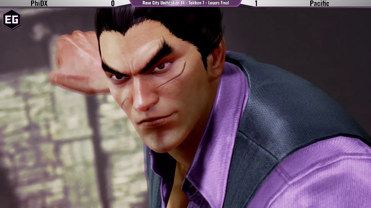 PhiDX (Noctis) vs. Pacific (Kazuya) Loser's Finals Tekken 7 Rose City Unification 14
