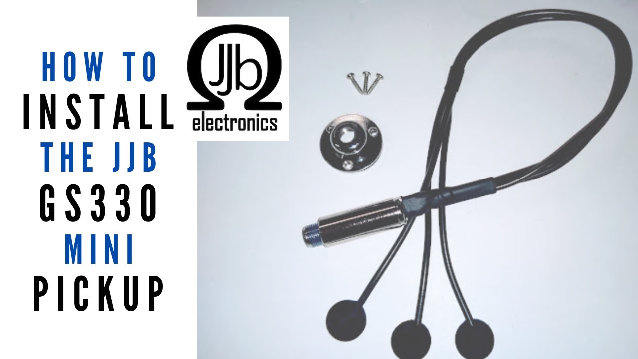 How to install GS330 mini acoustic pickup for the Taylor GS Mini