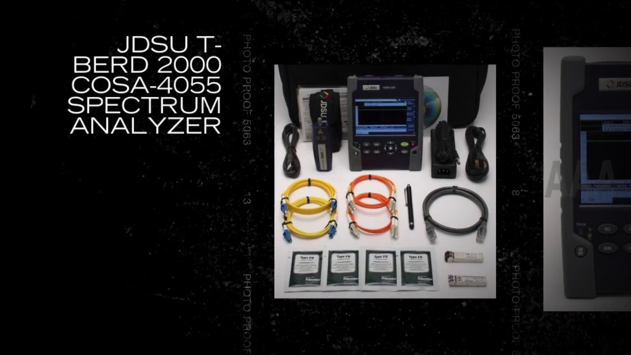 JDSU T-BERD 2000 COSA-4055 Spectrum Analyzer