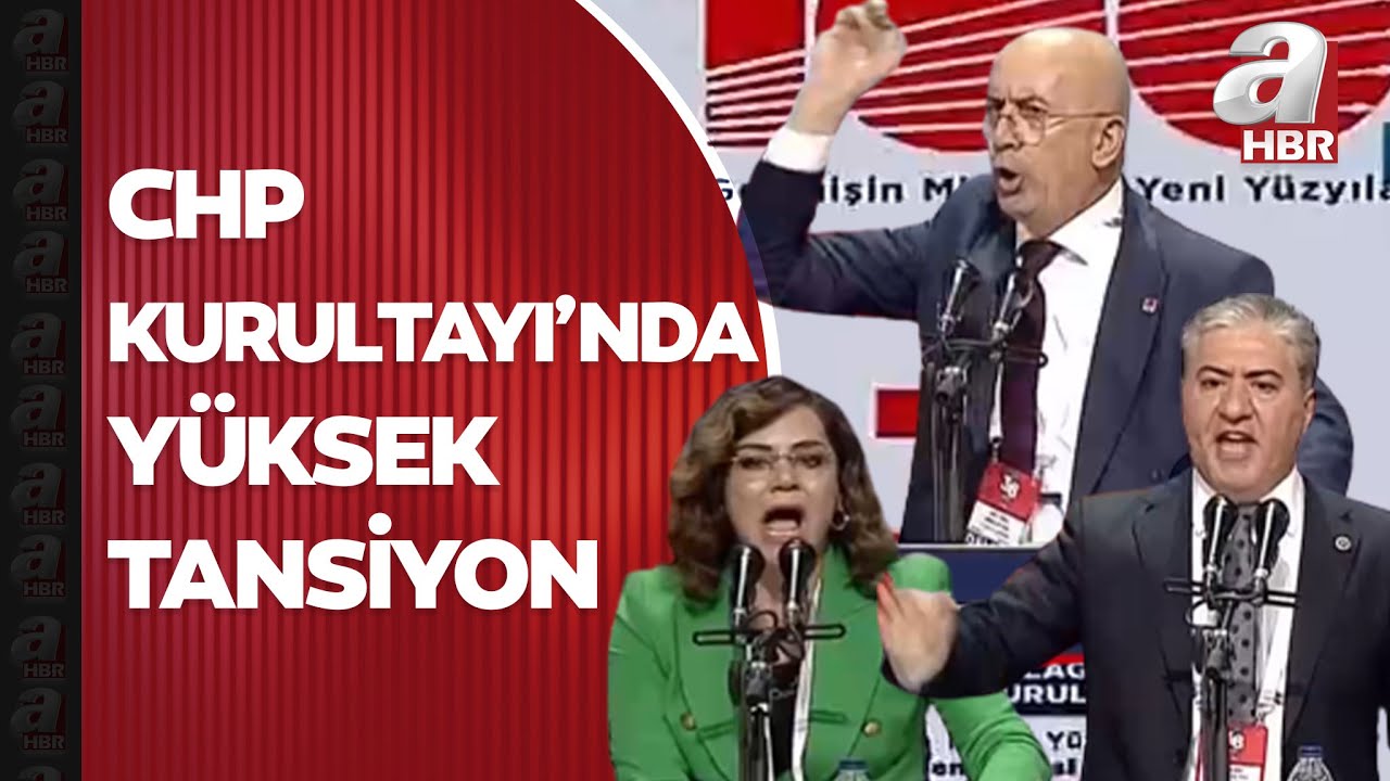 Birbirlerini su&ccedil;ladılar! CHP Kurultayı'nda 