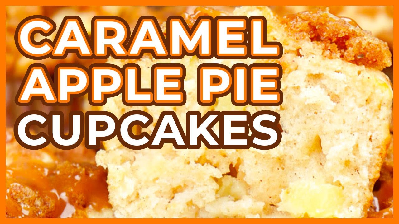 30 MINUTE Caramel Apple Pie Cupcakes! (SOFT & FLUFFY)