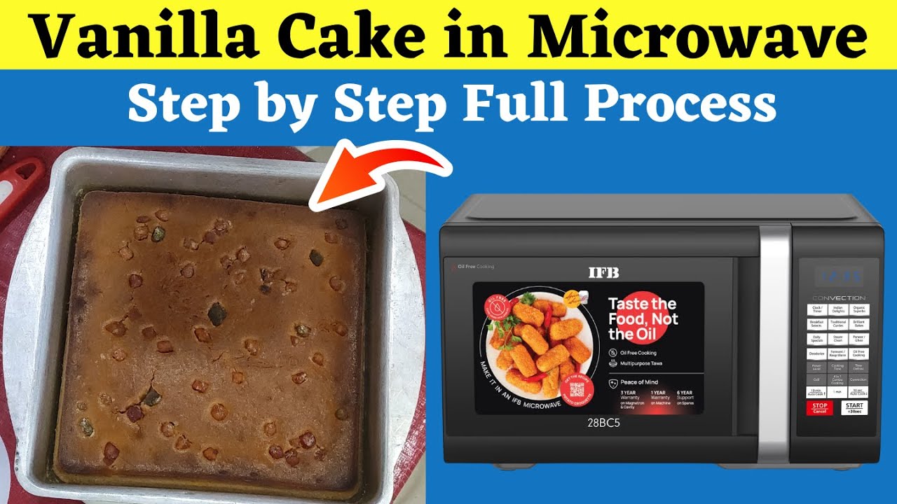 IFB Microwave oven cake recipe⚡How to make cake in ifb microwave⚡ifb microwave oven cake recipes