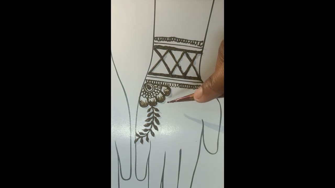 @sweety-z5x simple front hand mehndi designs #youtube #youtubevideo #viral #viralvideo #shorts#henna