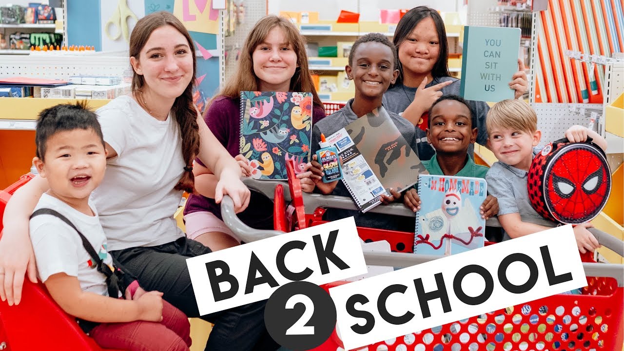 BACK TO SCHOOL Shopping with 7 Kids!