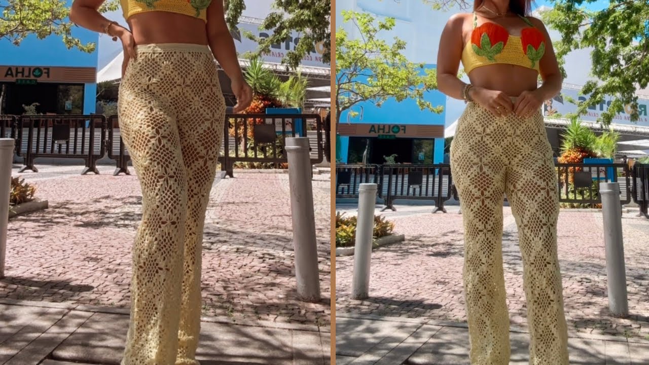 Calça Margarida em crochê, segredo do gancho perfeito !