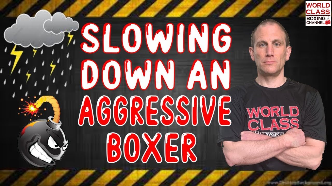 How To Slow Down The Pace With an Aggressive Boxer | Set Up a Strong Right Hand