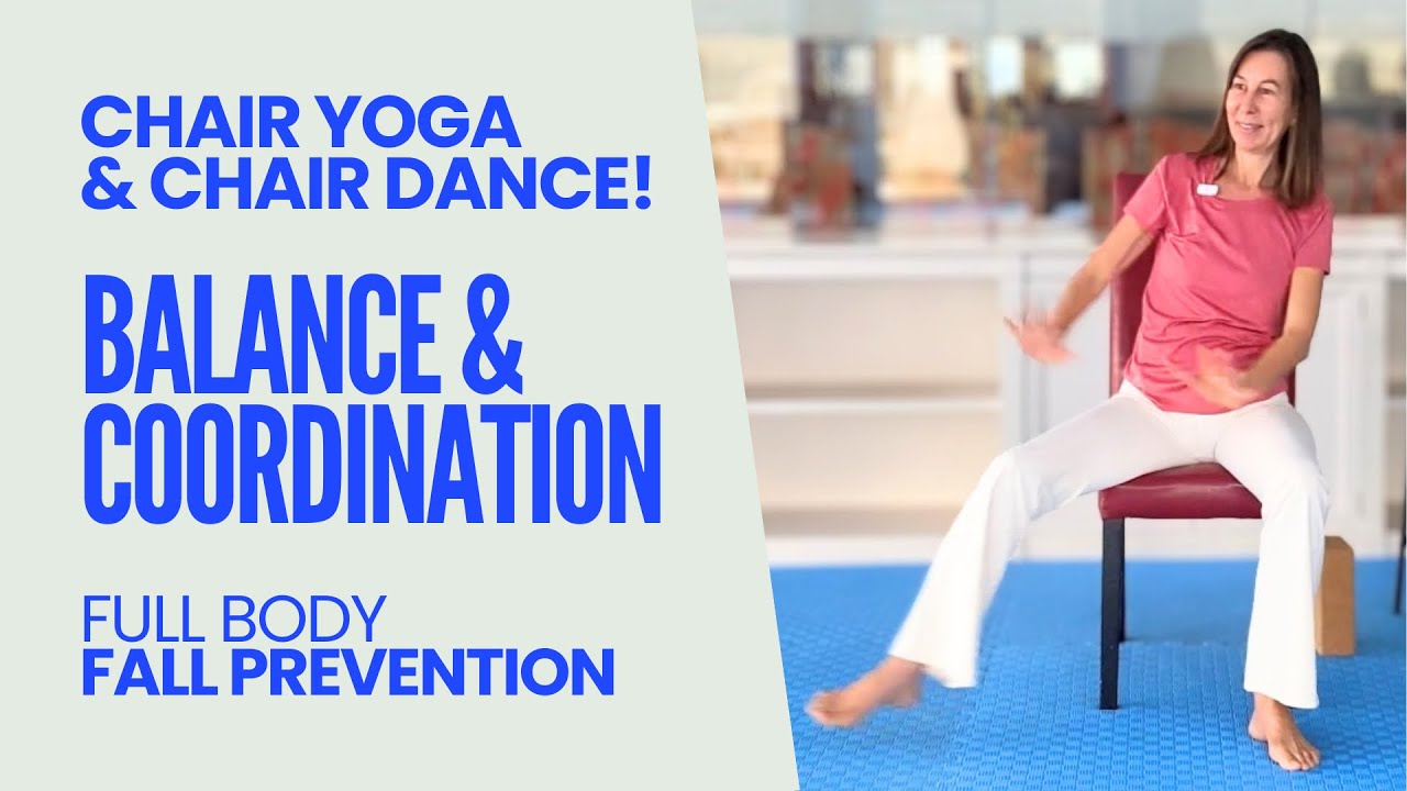 60 Min BALANCE & COORDINATION Chair Yoga & Chair Dance | Brain-Body Power for Seniors