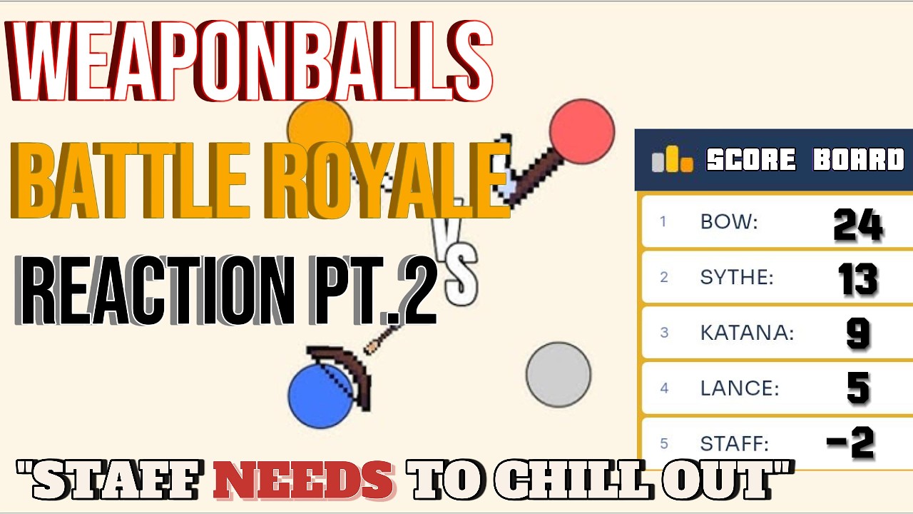REACTING TO WEAPONBALLS BATTLE ROYALE SERIES PT. 2