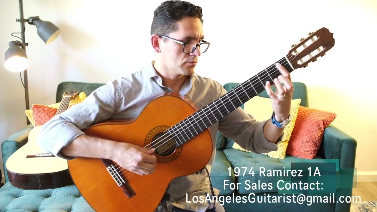 1974 Ramirez 1A (Brazilian/Cedar) - For Sale Top Tier Ramirez Guitar