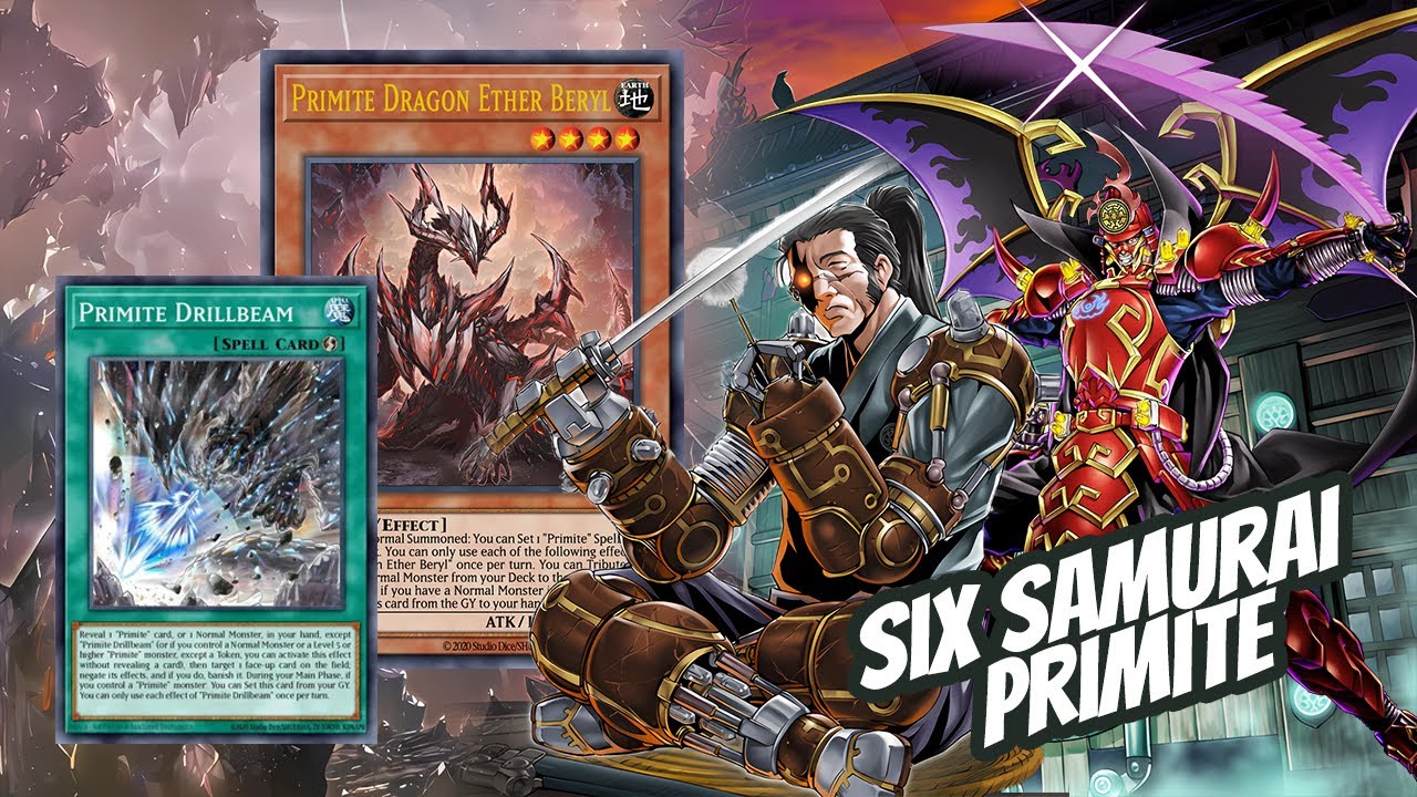 Primite Six Samurai Deck! Drill and Slash Your Way To Victory! 🏯🐲 | Yu-Gi-Oh! Master Duel